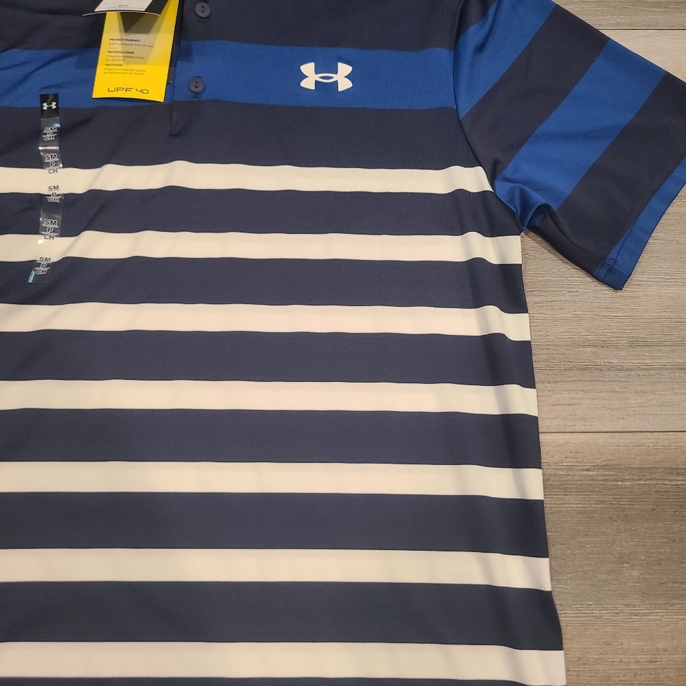 Nwt mens under armour golf polo size small - Picture 4 of 5